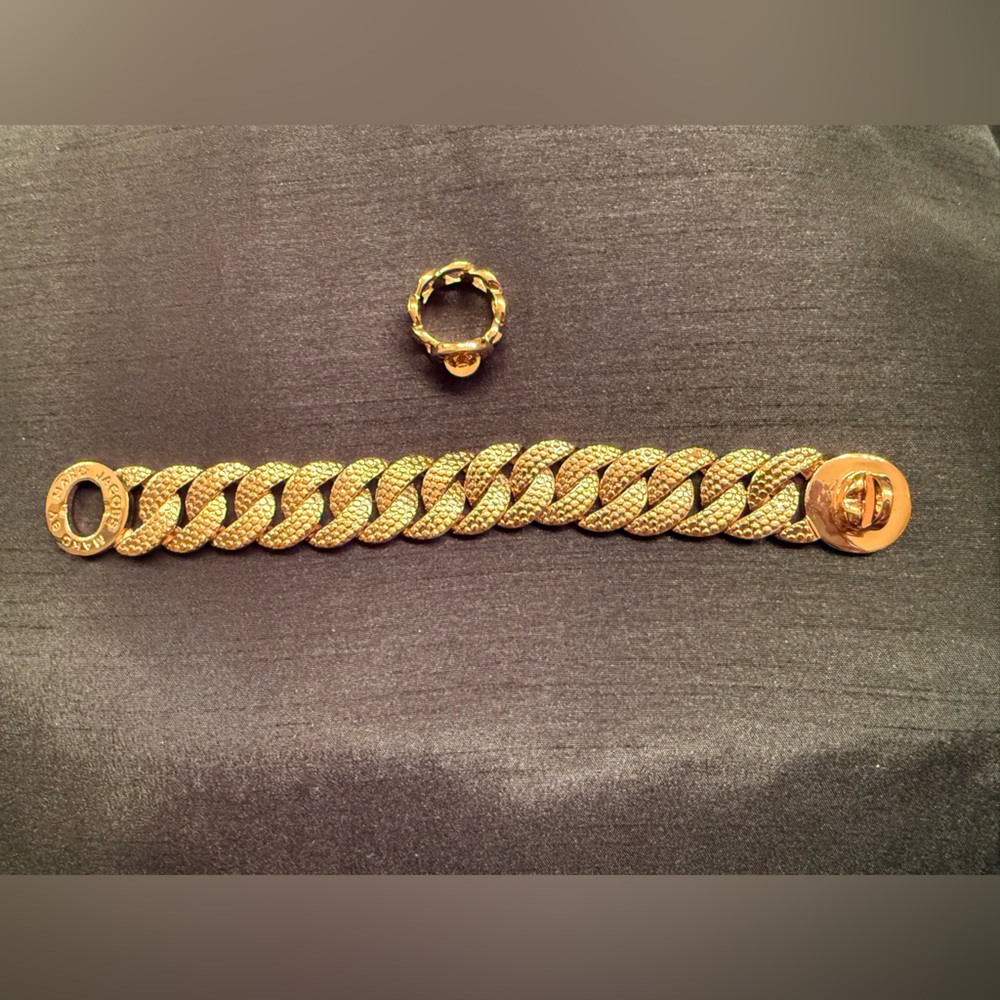Marc By Marc Jacobs Rose Gold Bracelet and Ring Set